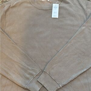 Abercrombie & Fitch Brown Crewneck Top BRAND NEW WITH TAGS